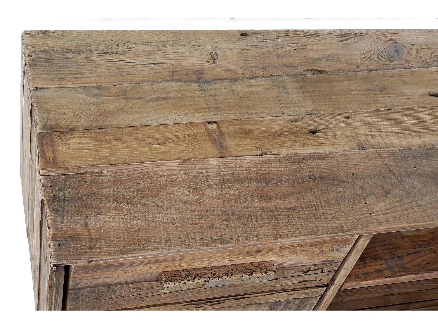 Mueble Tv Madera Reciclada Pino 130X40X48