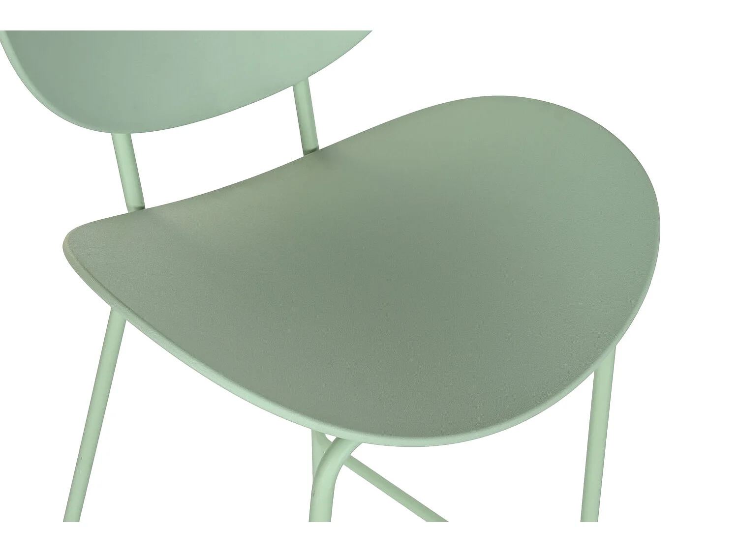 PP metalen kruk 50x51x104 groen