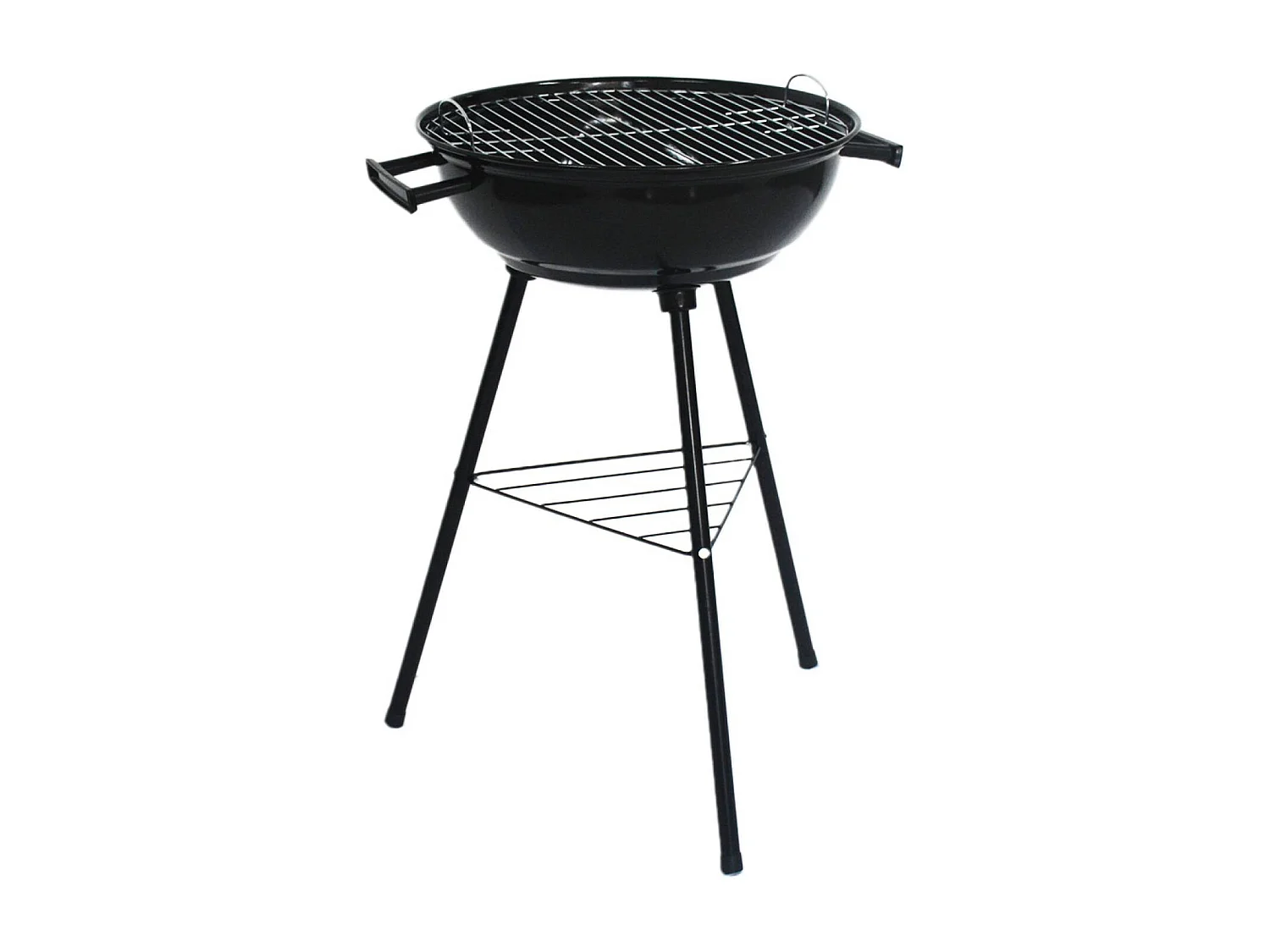 Barbacoa de carbón, ø39cm negro