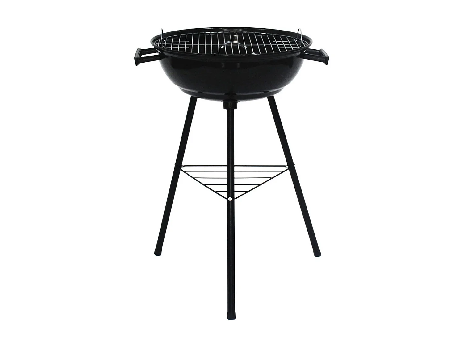 Barbacoa de carbón, ø39cm negro