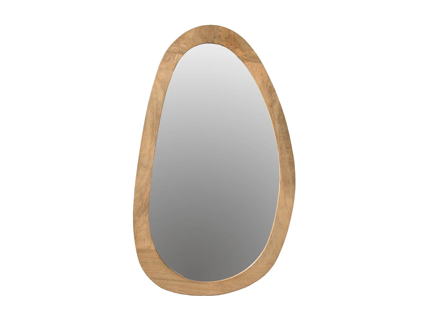 Miroir design organique en bois de manguier 60 x 100 cm ASPEN