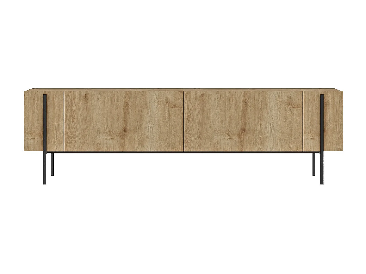 TV-Möbel aus Holz "Herman" - 160 x 31 x 45 cm - Beige