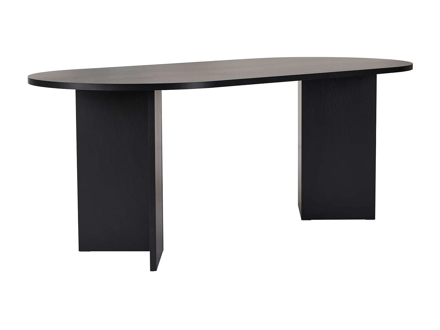 Table à manger en bois "Sabella" 200 x 90 x 75 cm - Bois Noir