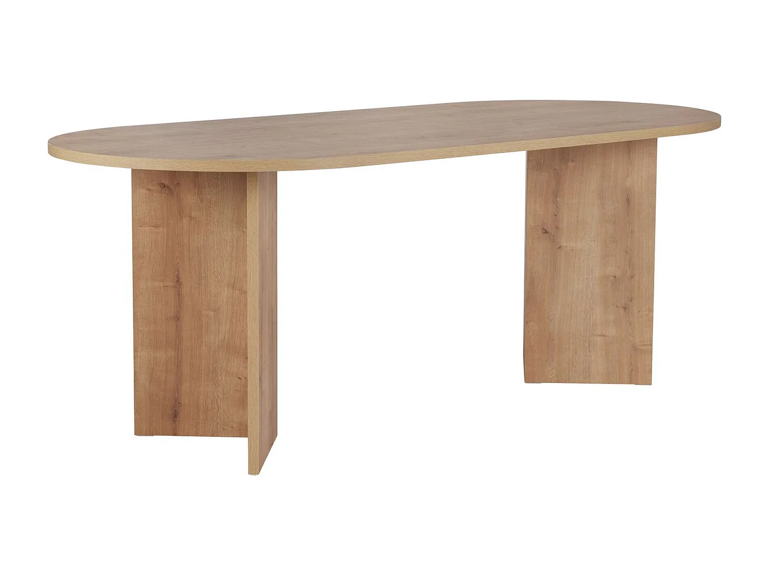 Table à manger en bois "Sabella" 200 x 90 x 75 cm - Chêne saphir