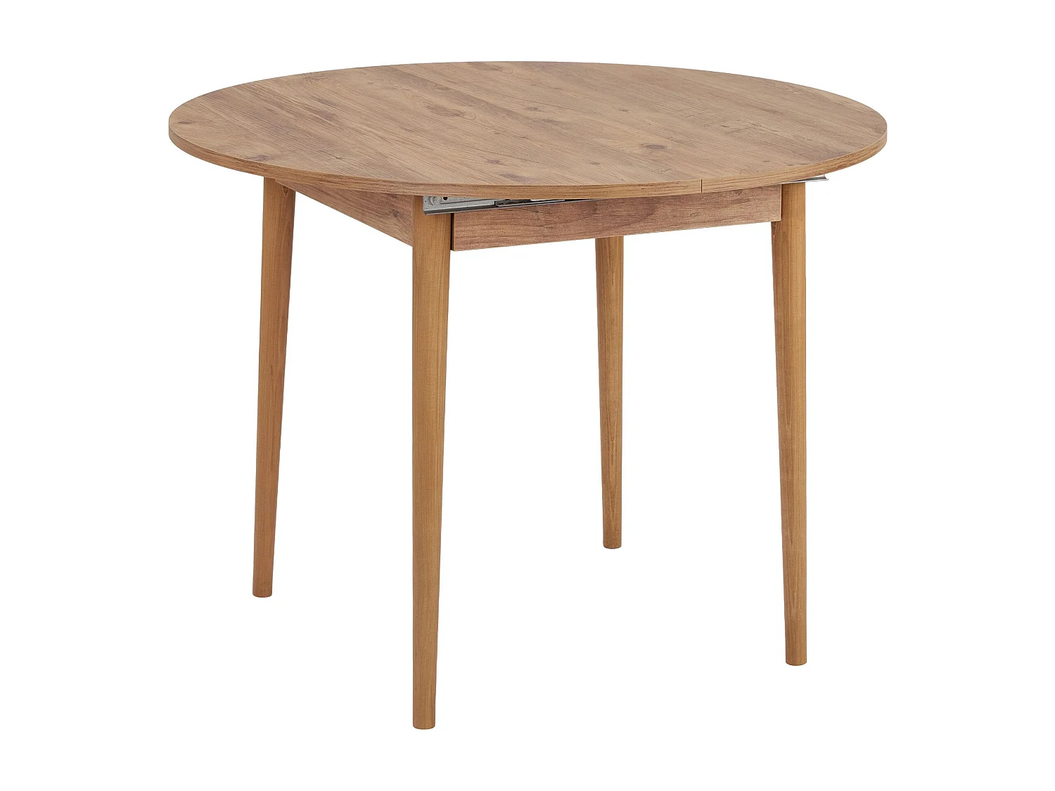 Table à manger extensible en bois "Viona" 100 x 100 x 75 cm - Pin atlantique
