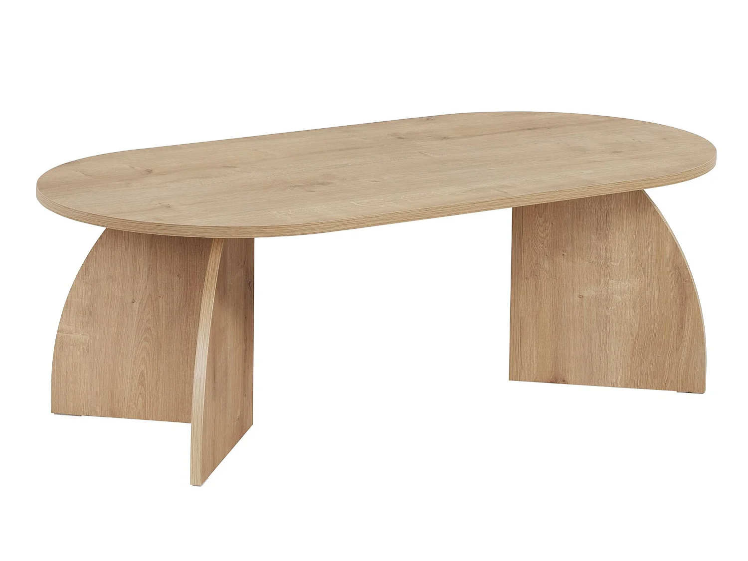 Modern svart trä soffbord "Melina" 120 x 60 x 40 cm - Elegant design