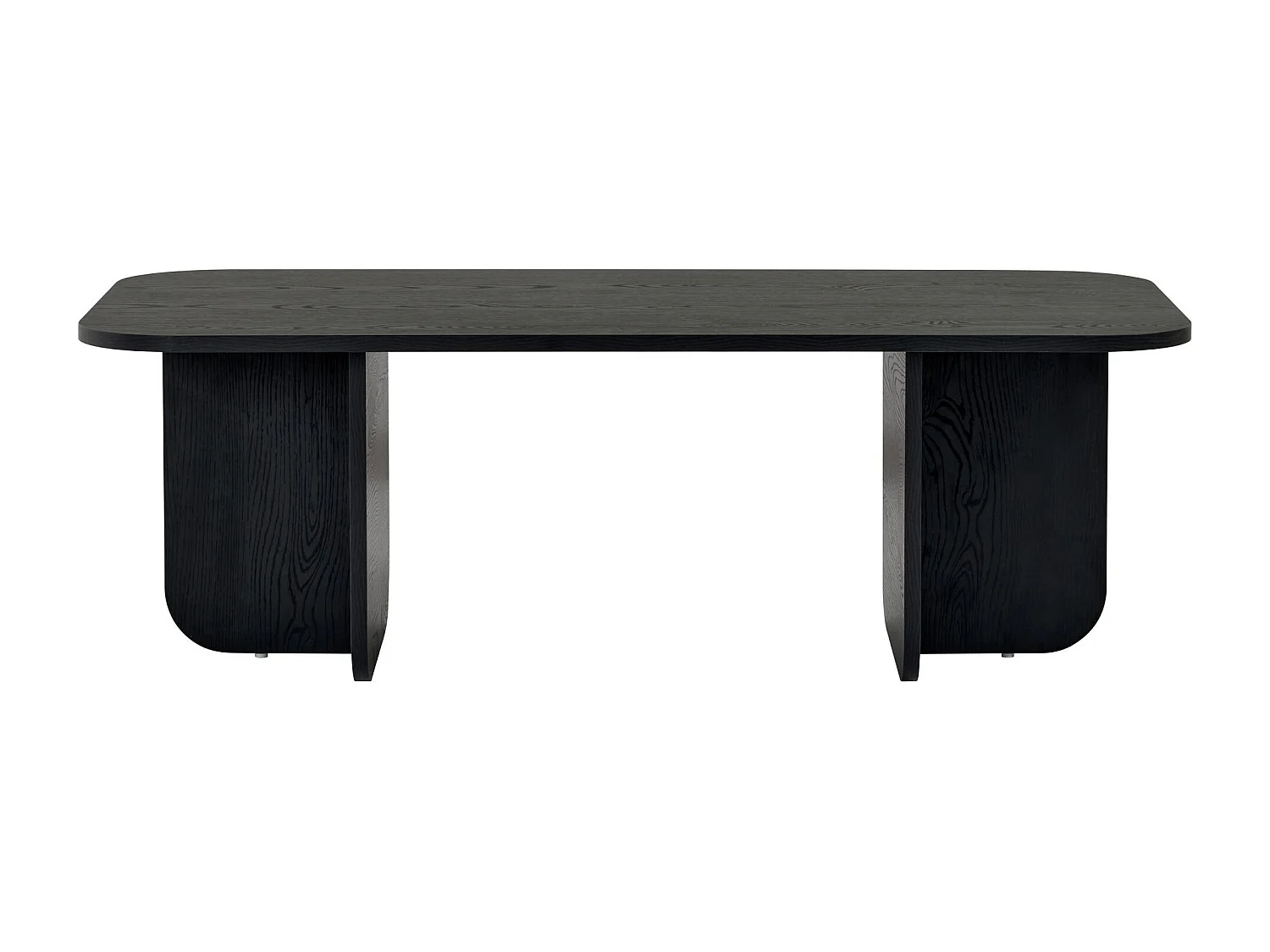 Houten salontafel "Akira" 120 x 60 x 41 cm - Zwart hout