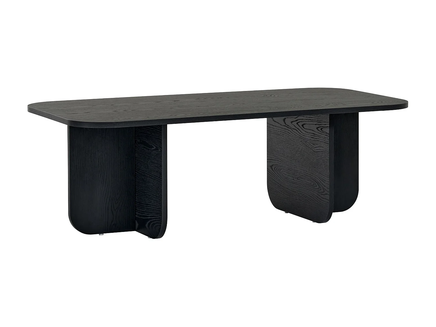 Houten salontafel "Akira" 120 x 60 x 41 cm - Zwart hout