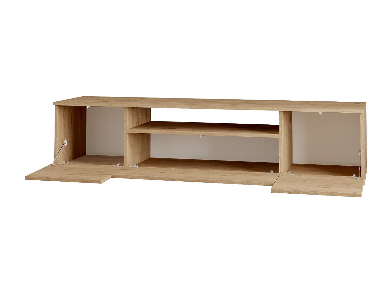 "Rowen" Trä TV-bänk - Modern Design - 180 x 44 x 44 cm - Brun