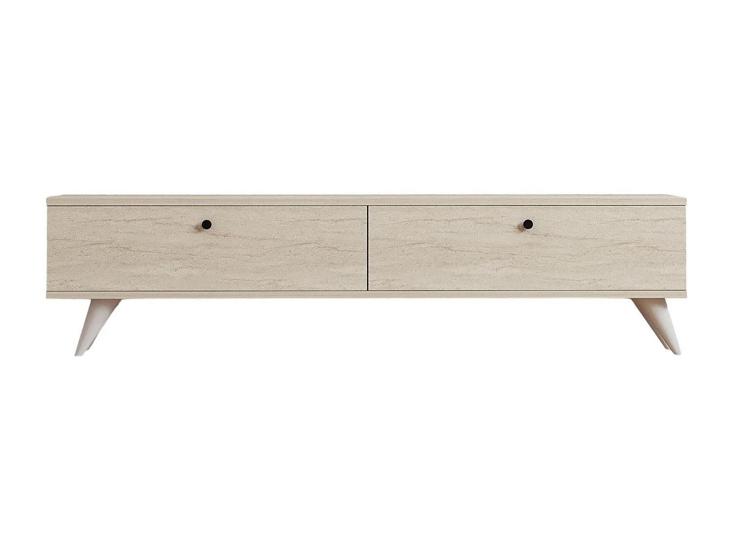 "Parlak" Houten TV-meubel - Modern Design - Beige - 160 x 25 x 40 cm