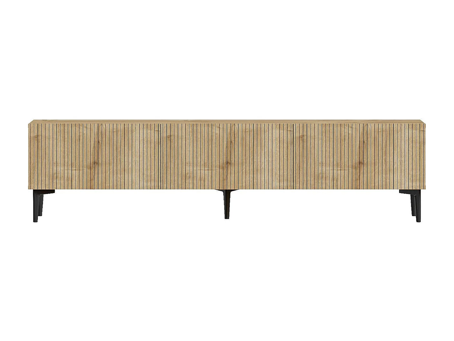Modern Lichtbruin Houten TV-meubel "Oscar" - 180 x 31 x 45 cm - Elegant Ontwerp