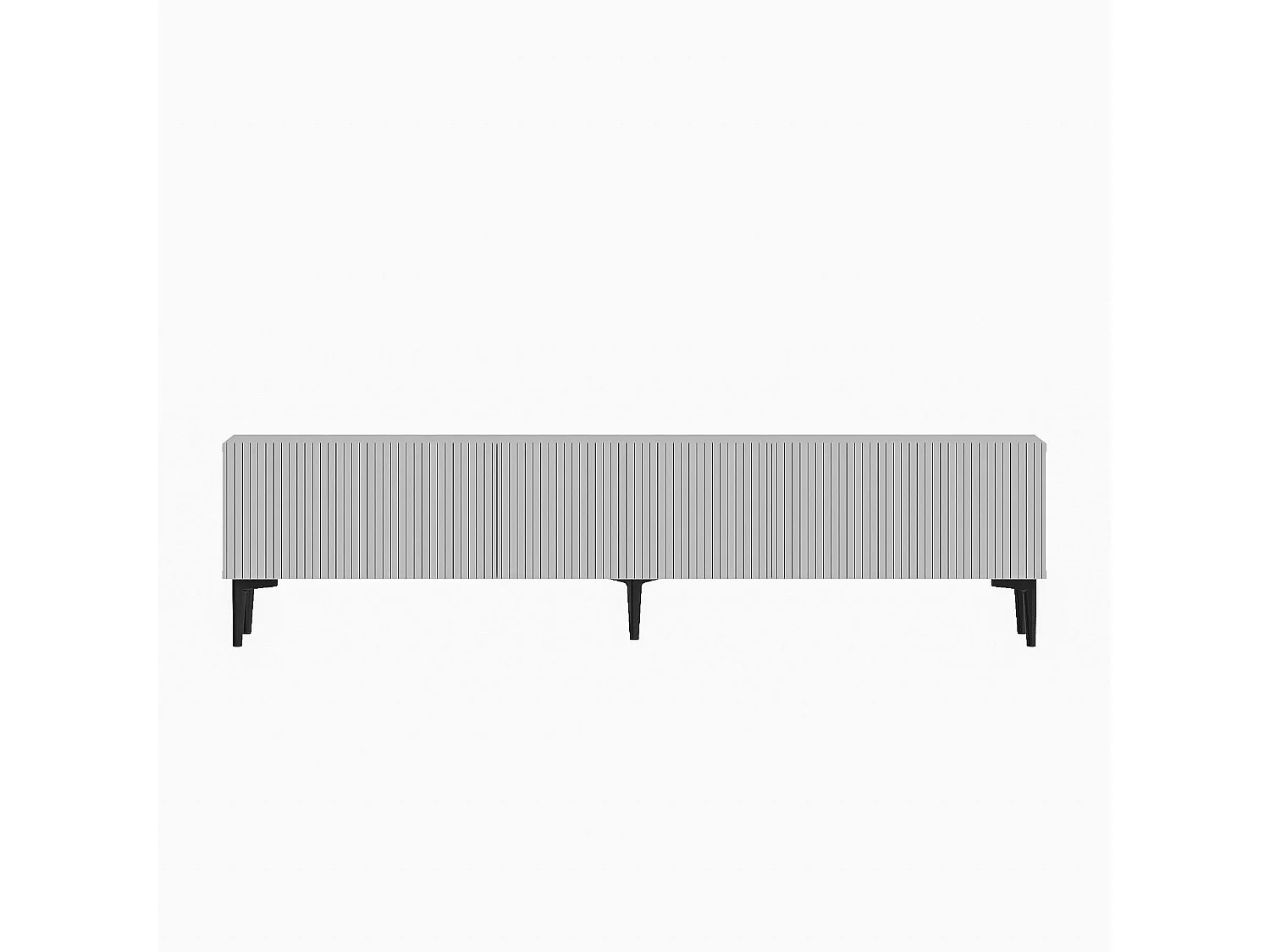 Meuble TV en bois "Oscar" - 180 x 31 x 45 cm - Blanc