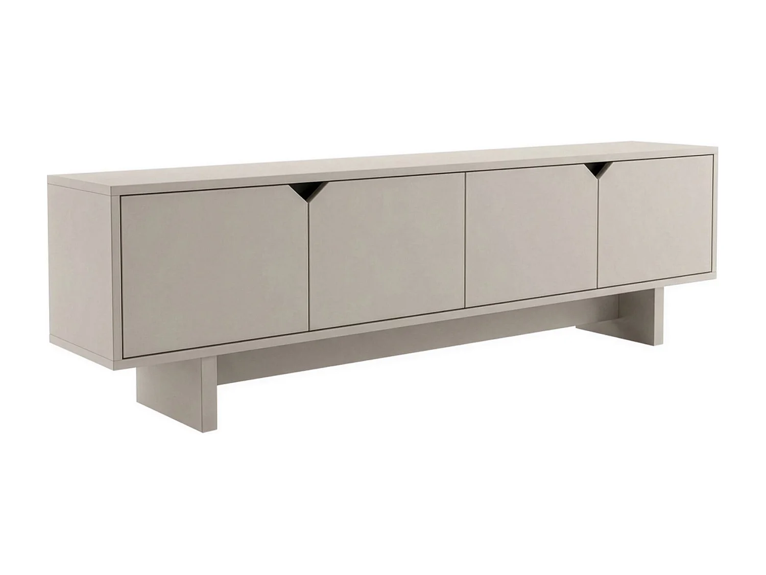 Meuble TV en bois "Oz" 180 x 30 x 50 cm - Beige