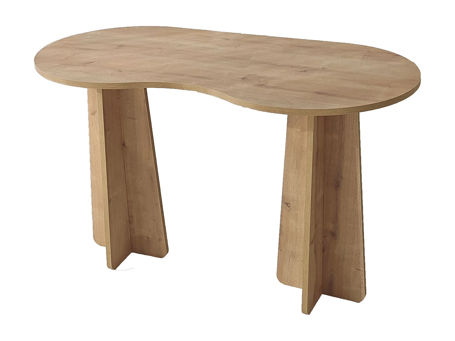 bureau en bois "infini" 120 x 60 x 75 cm - Chêne saphir