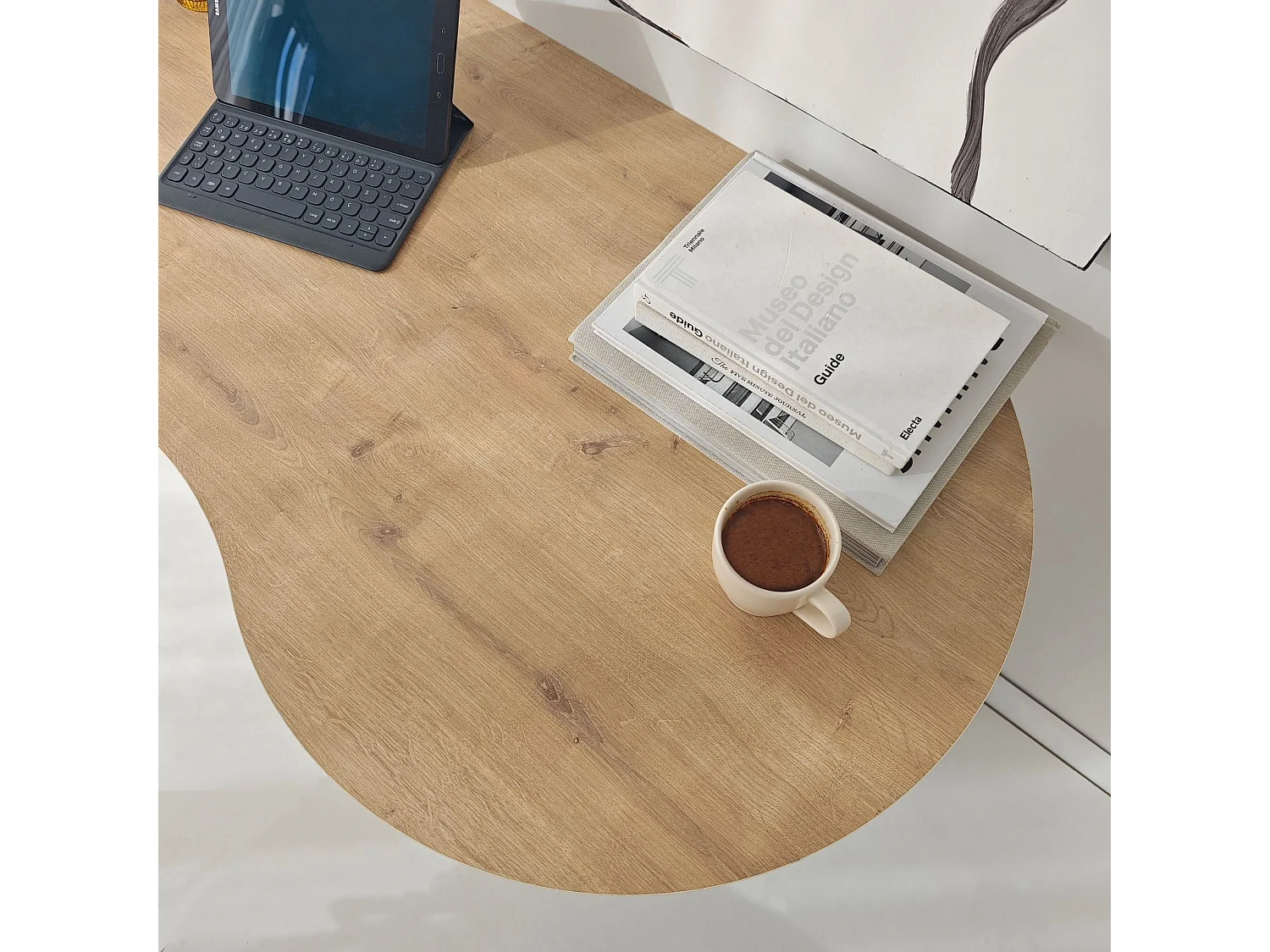 bureau en bois "infini" 120 x 60 x 75 cm - Chêne saphir