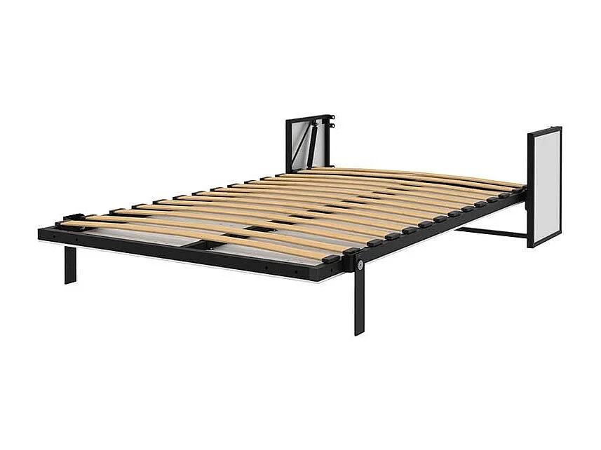 Wallbedking Lit escamotable Morphy Studio – Système SizeFlex & TypeFlex (120x190 cm, Vertical)