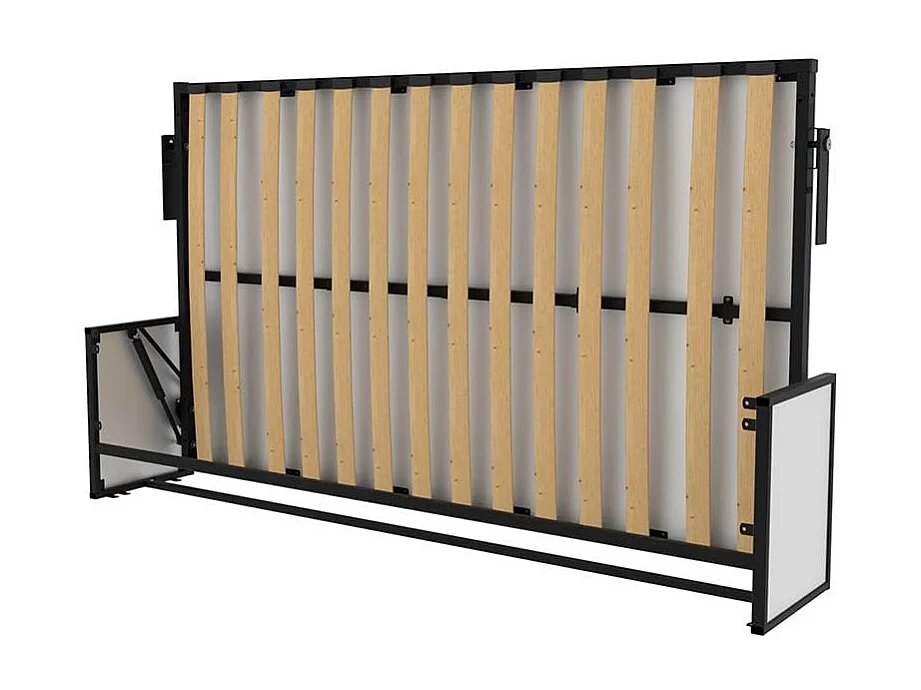 Wallbedking Lit escamotable Morphy Studio – Système SizeFlex & TypeFlex (120x190 cm, Horizontal)