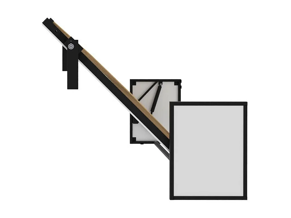 Wallbedking Lit escamotable Morphy Studio – Système SizeFlex & TypeFlex (120x190 cm, Horizontal)