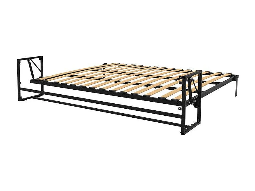 Wallbedking Lit escamotable Morphy Classic – Système SizeFlex & TypeFlex (192x200 cm, Horizontal)