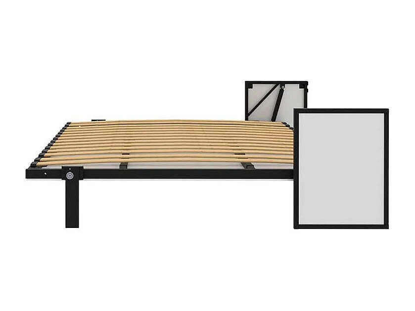 Wallbedking Lit escamotable Morphy Studio – Système SizeFlex & TypeFlex (140x190 cm, Horizontal)