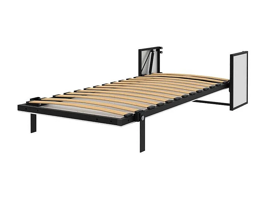 Wallbedking Lit escamotable Morphy Studio – Système SizeFlex & TypeFlex (80x200 cm, Vertical)