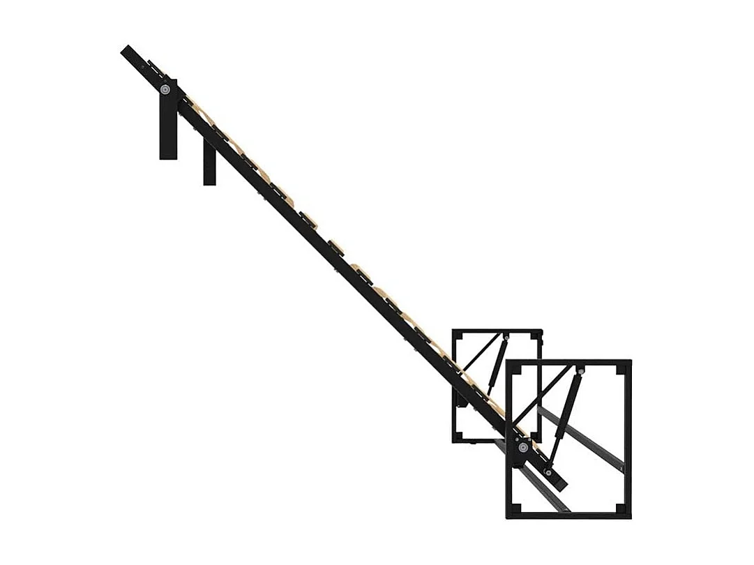 Wallbedking Lit escamotable Morphy Classic (150x200 cm, Vertical)