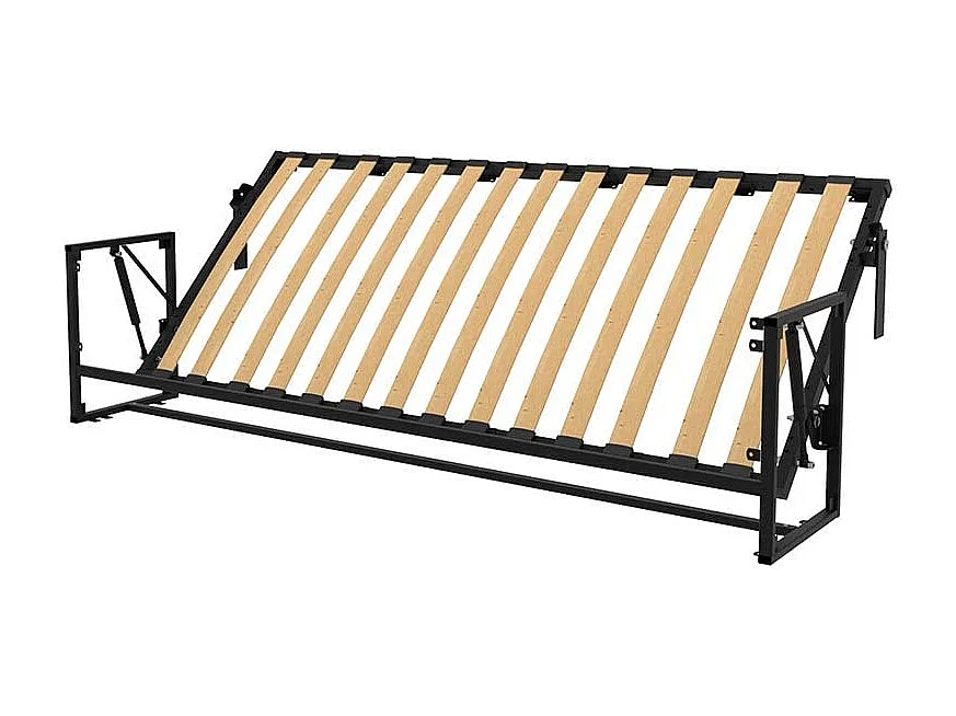 Wallbedking Lit escamotable Morphy Classic – Système SizeFlex & TypeFlex (100x190 cm, Horizontal)