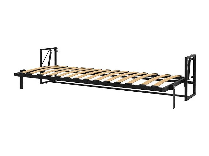 Wallbedking Lit escamotable Morphy Classic – Système SizeFlex & TypeFlex (100x190 cm, Horizontal)