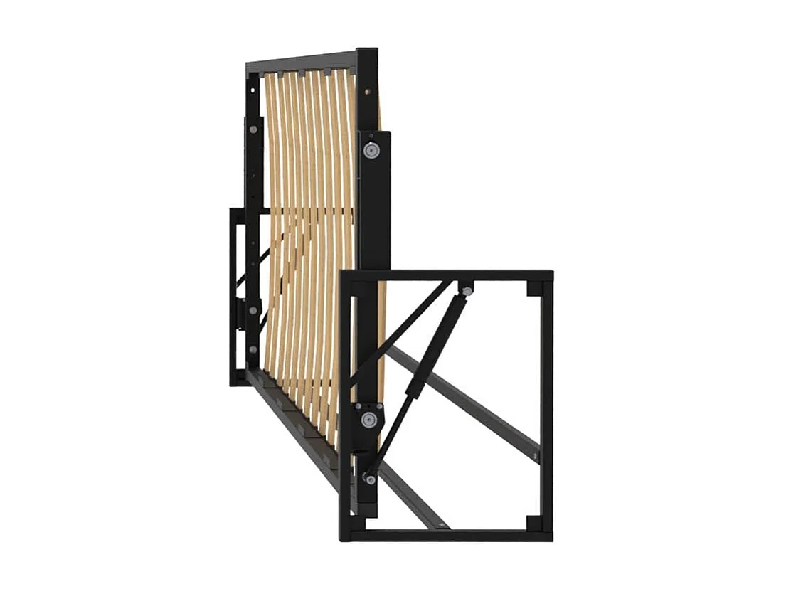 Wallbedking Lit escamotable Morphy Classic – Système SizeFlex & TypeFlex (96x190 cm, Horizontal)