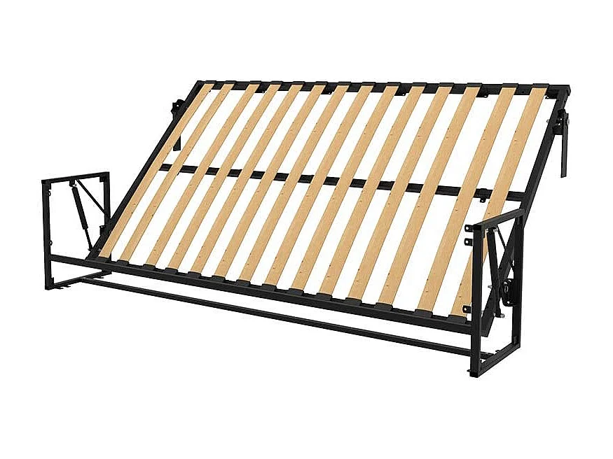 Wallbedking Lit escamotable Morphy Classic – Système SizeFlex & TypeFlex (120x190 cm, Horizontal)