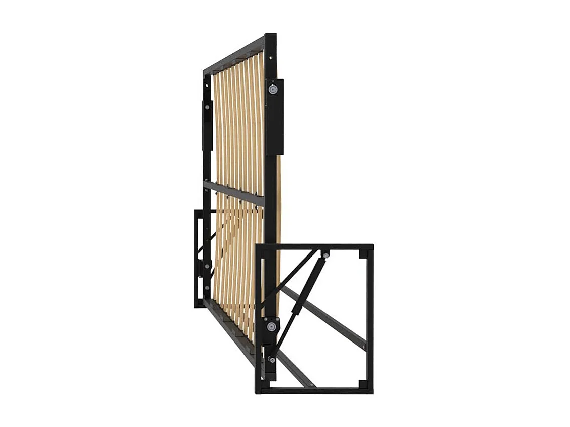 Wallbedking Lit escamotable Morphy Classic – Système SizeFlex & TypeFlex (120x200 cm, Horizontal)