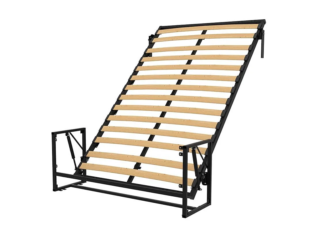 Wallbedking Lit escamotable Morphy Classic – Système SizeFlex & TypeFlex (120x190 cm, Vertical)