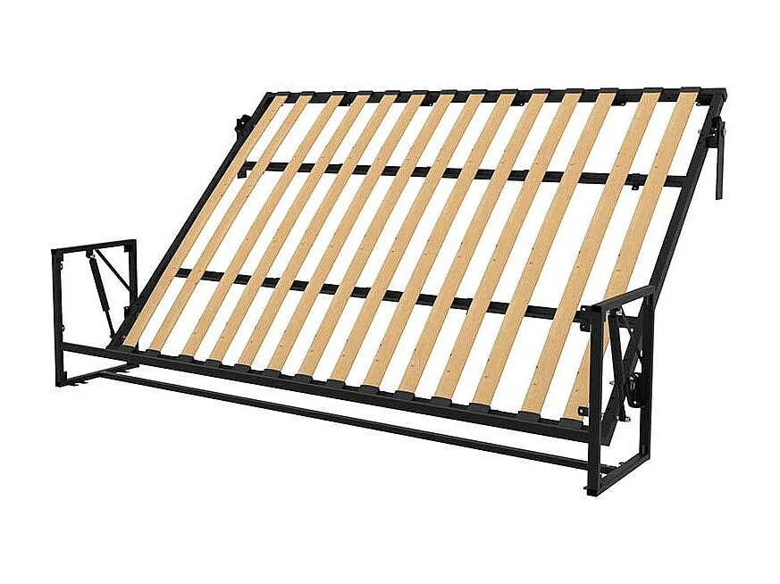 Wallbedking Lit escamotable Morphy Classic – Système SizeFlex & TypeFlex (135x190 cm, Horizontal)