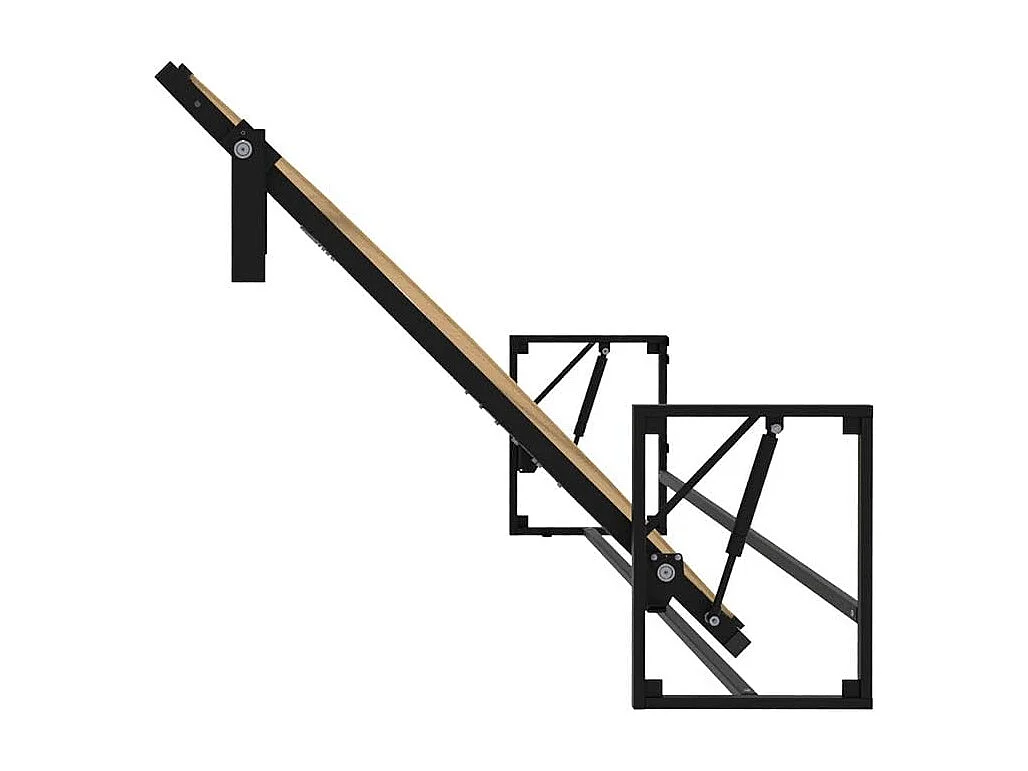 Wallbedking Lit escamotable Morphy Classic – Système SizeFlex & TypeFlex (135x190 cm, Horizontal)