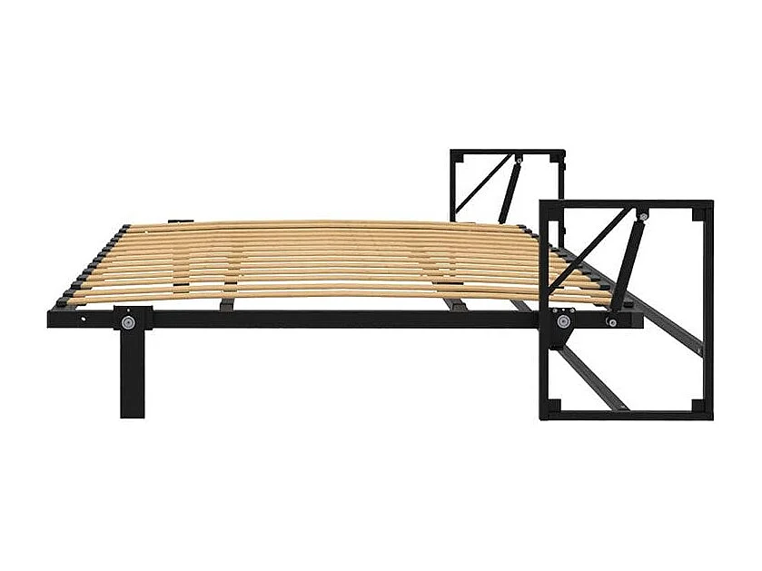 Wallbedking Lit escamotable Morphy Classic – Système SizeFlex & TypeFlex (140x190 cm, Horizontal)