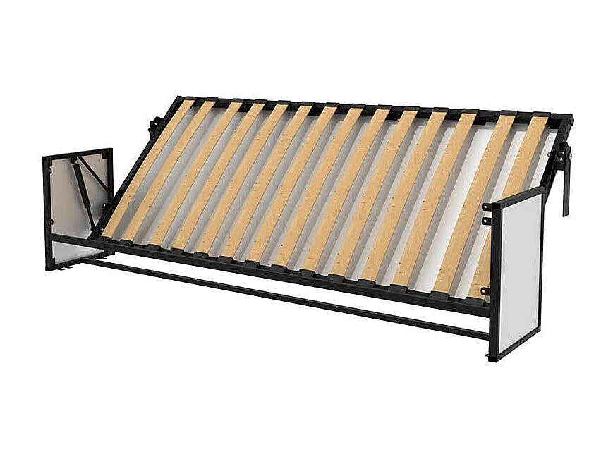 Wallbedking Lit escamotable Morphy Studio – Système SizeFlex & TypeFlex (100x200 cm, Horizontal)