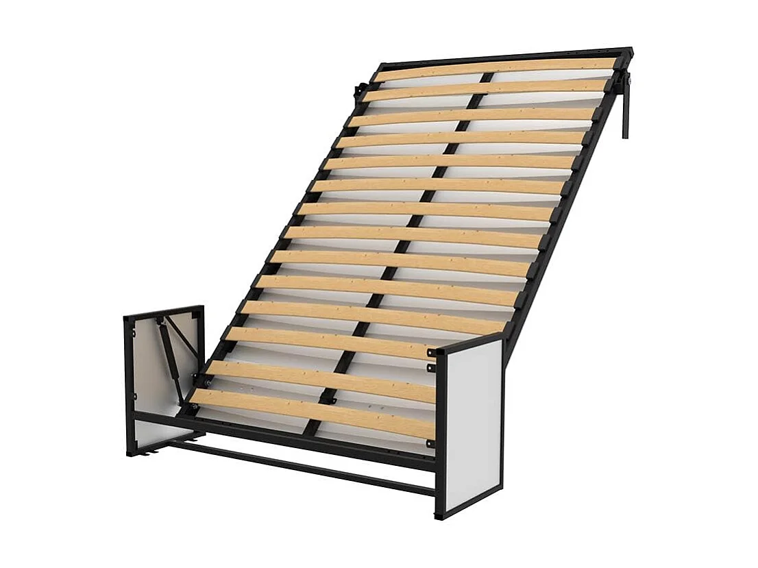 Wallbedking Lit escamotable Morphy Studio – Système SizeFlex & TypeFlex (120x200 cm, Vertical)