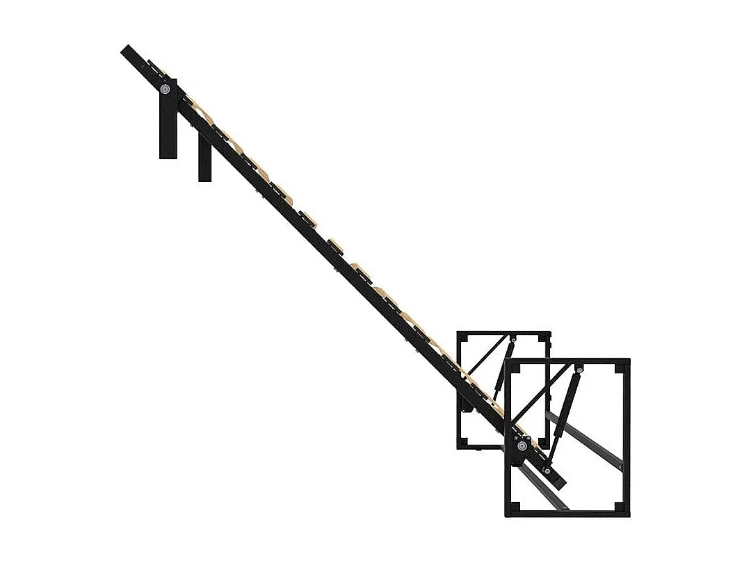 Wallbedking Lit escamotable Morphy Classic – Système SizeFlex & TypeFlex (140x190 cm, Vertical)