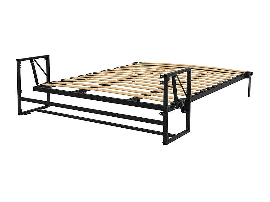 Wallbedking Lit escamotable Morphy Classic – Système SizeFlex & TypeFlex (140x190 cm, Vertical)