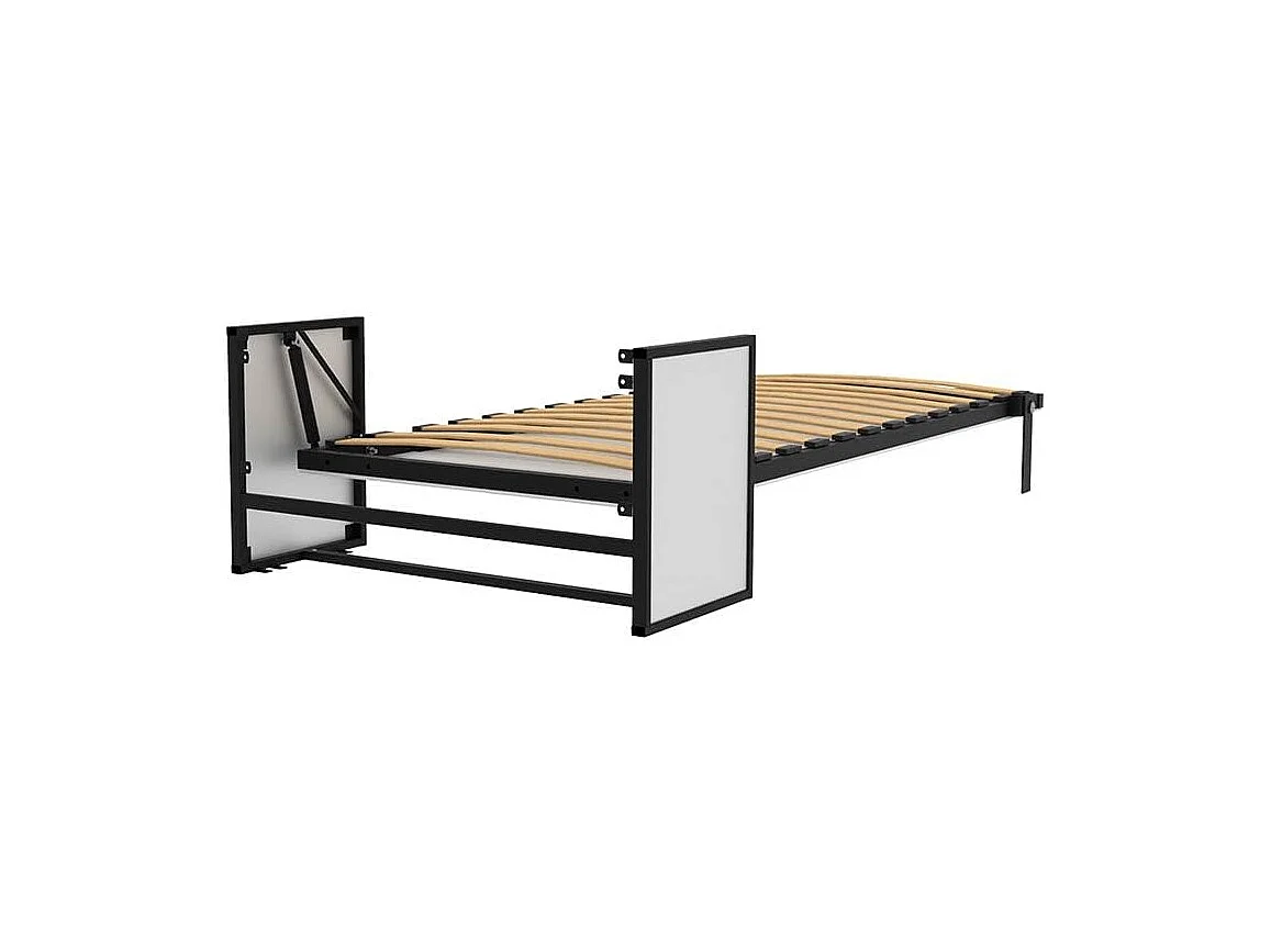 Wallbedking Lit escamotable Morphy Studio – Système SizeFlex & TypeFlex (90x190 cm, Vertical)