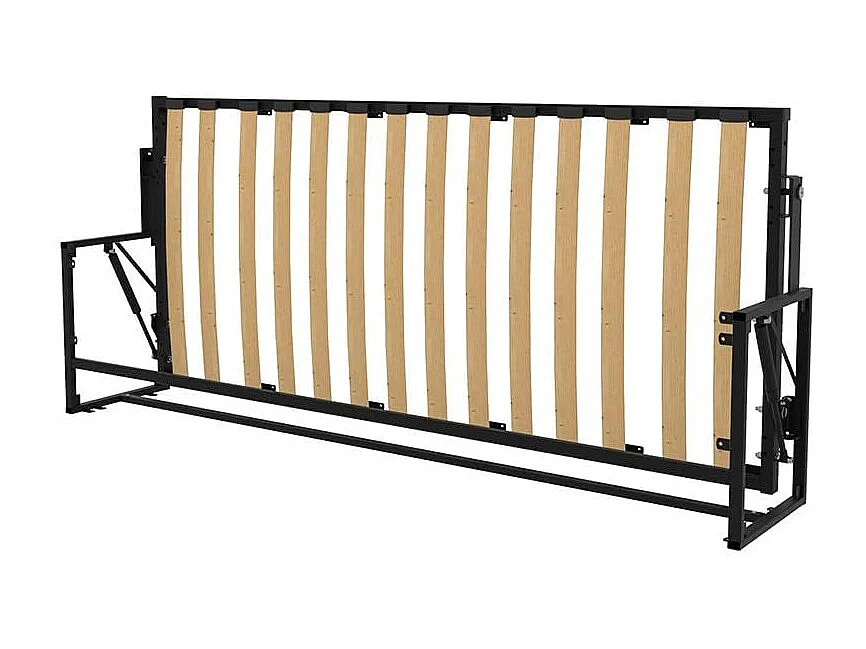 Wallbedking Lit escamotable Morphy Classic – Système SizeFlex & TypeFlex (100x200 cm, Horizontal)