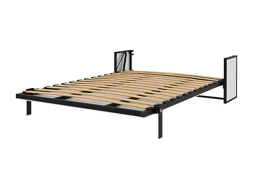 Wallbedking Lit escamotable Morphy Studio – Système SizeFlex & TypeFlex (140x200 cm, Vertical)