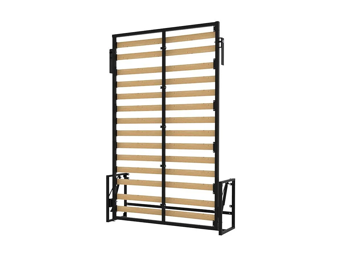 Wallbedking Lit escamotable Morphy Classic – Système SizeFlex & TypeFlex (120x200 cm, Vertical)