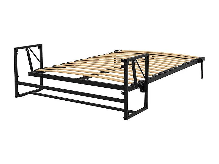 Wallbedking Lit escamotable Morphy Classic – Système SizeFlex & TypeFlex (120x200 cm, Vertical)