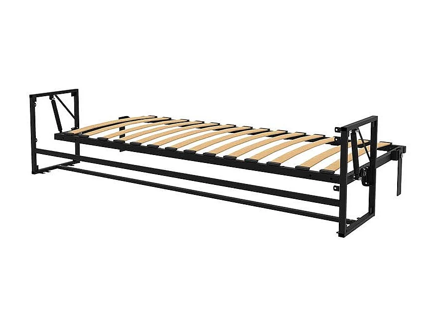 Wallbedking Lit escamotable Morphy Classic – Système SizeFlex & TypeFlex (96x200 cm, Horizontal)