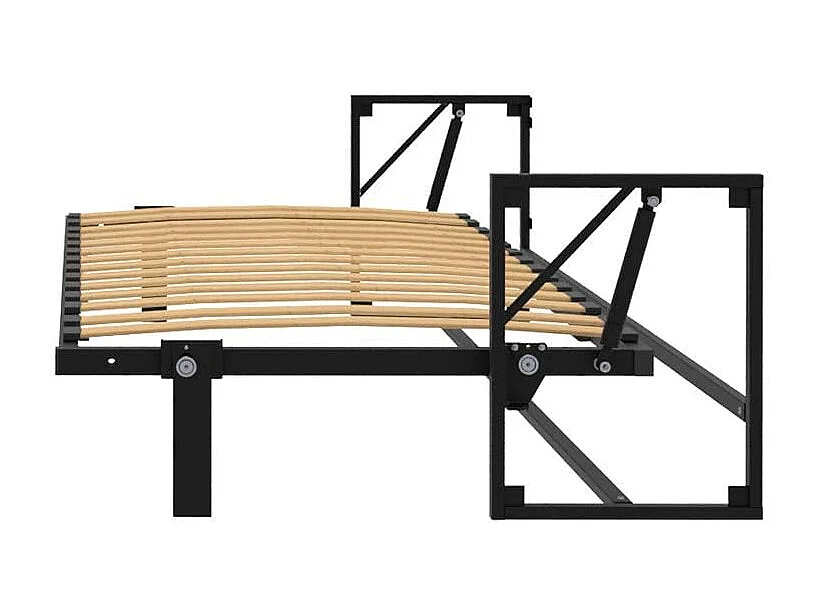 Wallbedking Lit escamotable Morphy Classic – Système SizeFlex & TypeFlex (96x200 cm, Horizontal)