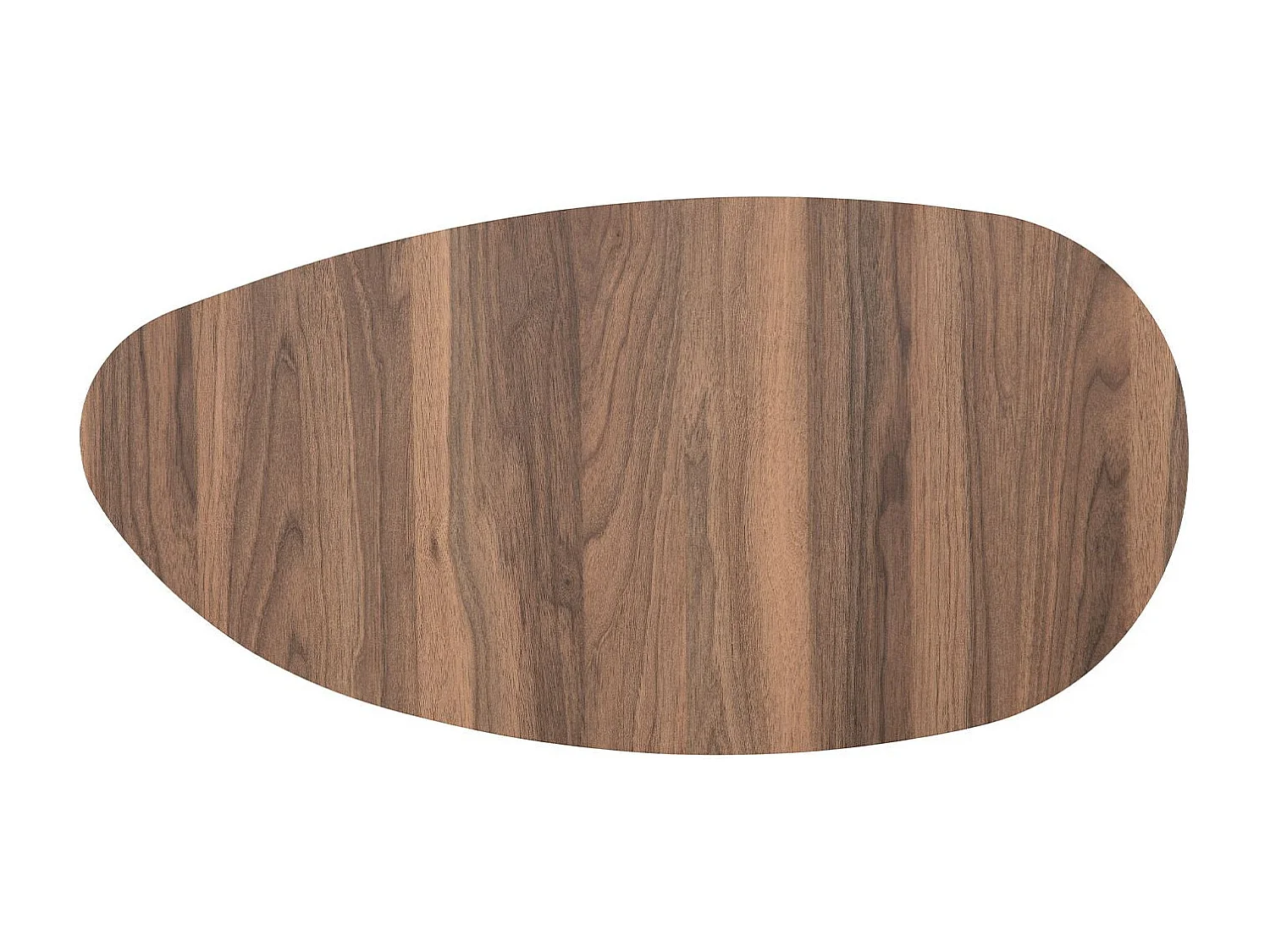 Tavolino in legno "Nora" 100 x 50 x 45 cm - Noce