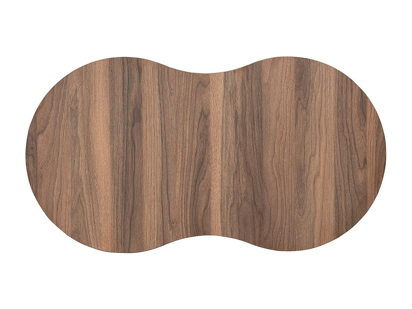 Table basse en bois "Moon" 99 x 54 x 45 cm - Noyer