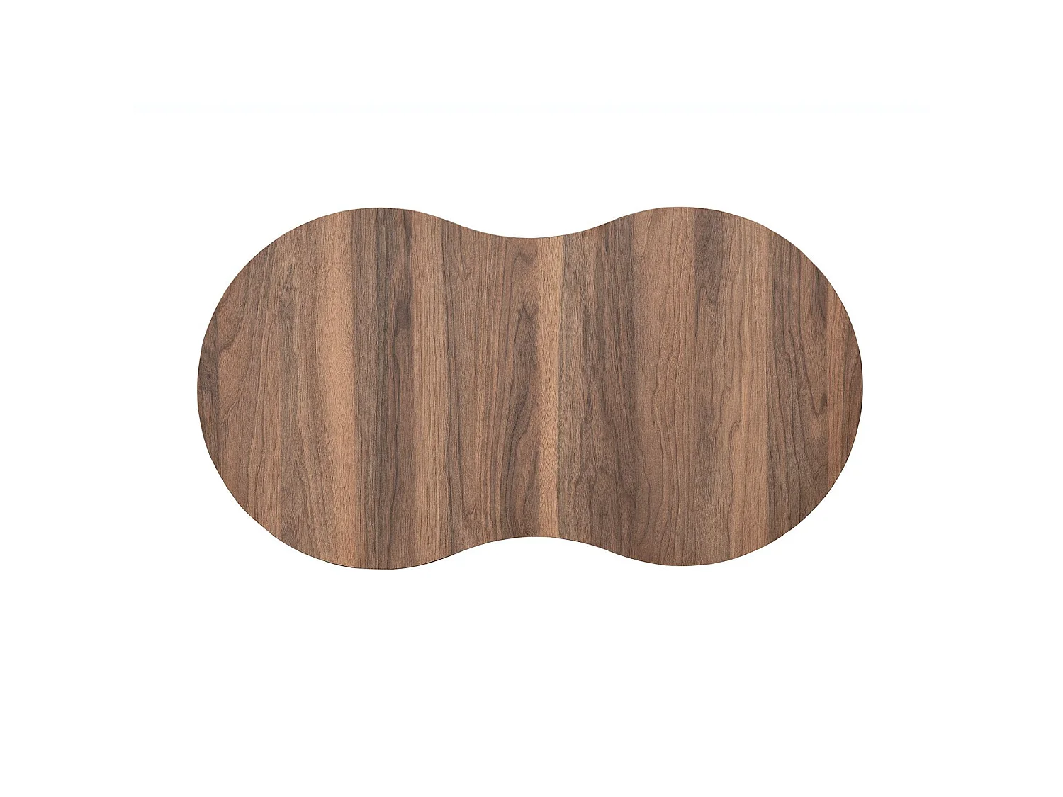 Table basse en bois "Moon" 99 x 54 x 45 cm - Noyer