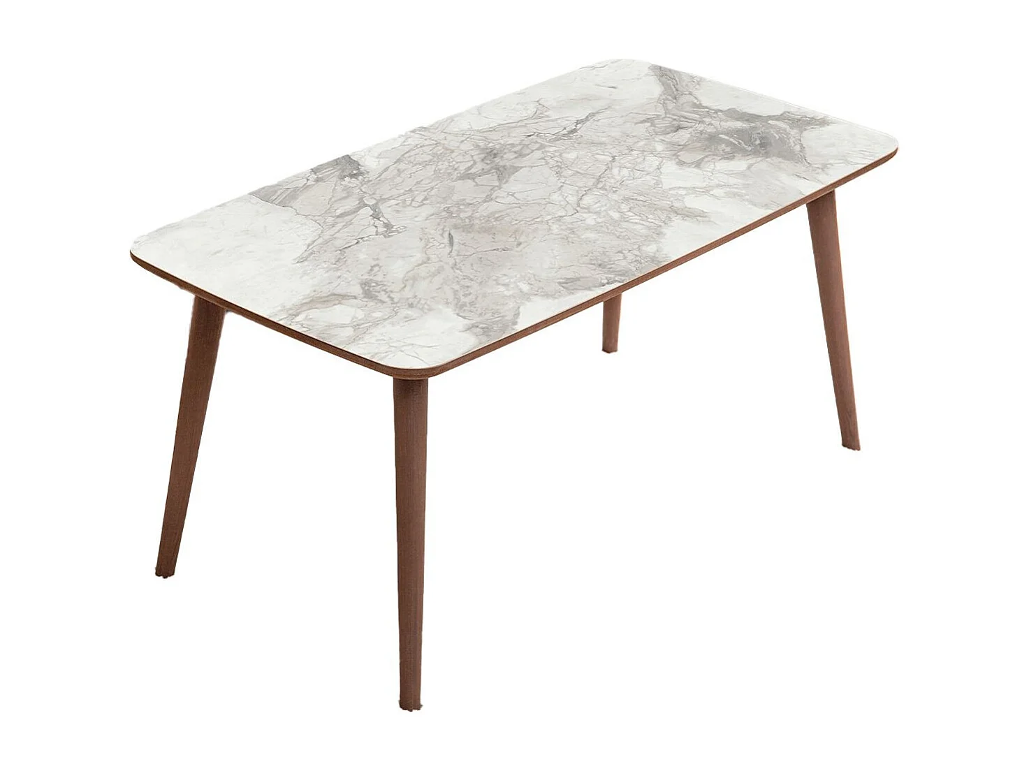 Luci" houten salontafel 100 x 53 x 45 cm - Wit